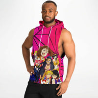 Athletic Drop Armhole WORK OUT HOODIE