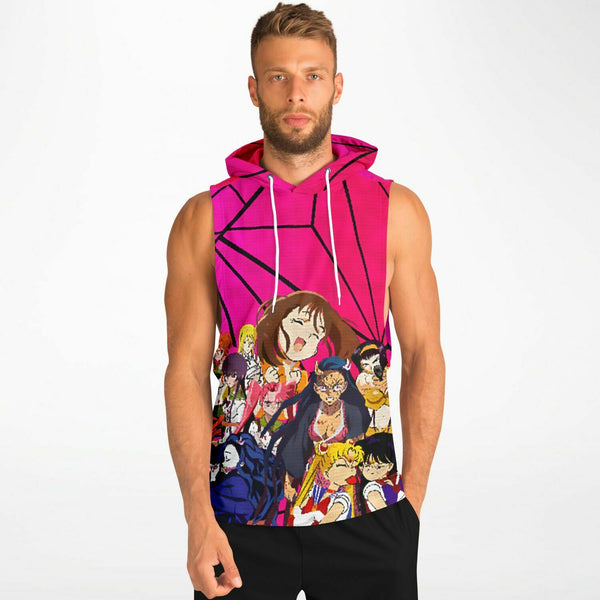 Athletic Drop Armhole WORK OUT HOODIE