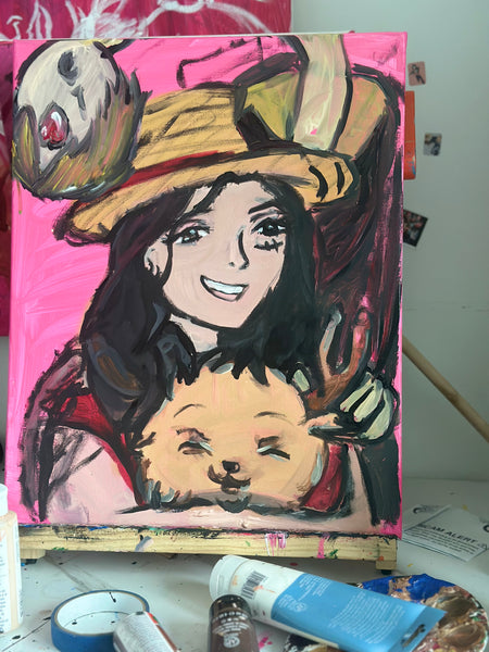 anime Painting 8X10