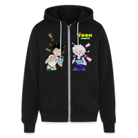 Ramen HunterXHunter Unisex Full Zip Hoodie - black