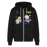 Ramen HunterXHunter Unisex Full Zip Hoodie - black