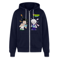 Ramen HunterXHunter Unisex Full Zip Hoodie - navy