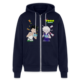 Ramen HunterXHunter Unisex Full Zip Hoodie - navy