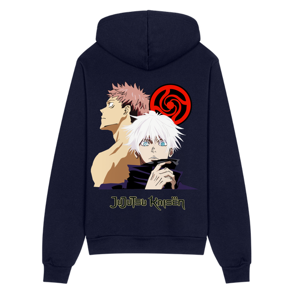 Jujutsu kaisen zip hoodie - navy