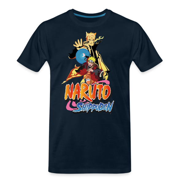Men’s Premium Organic Naruto  T-Shirt - deep navy